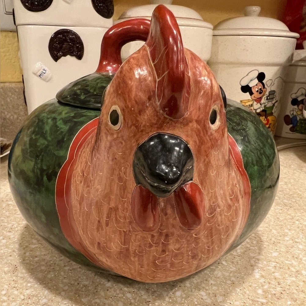 Clay Bird Cookie Jar from Nicaragua